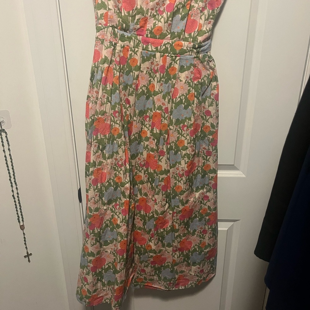 Red Dress Boutique Multicolor Floral Midi Dress